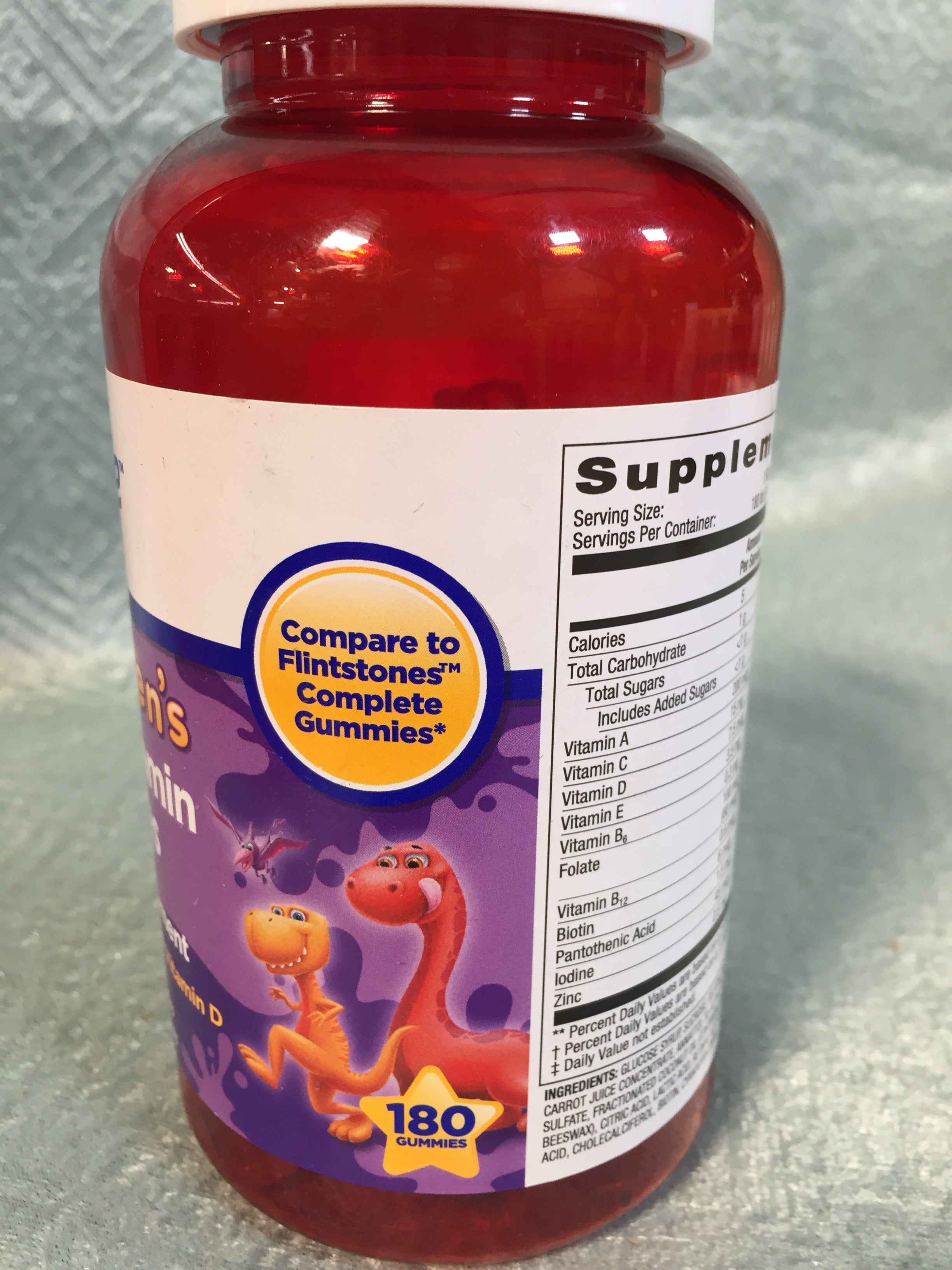 Equate Children's Multivitamin Gummies - 180 Gummies - 02/2023 (7593028452590)